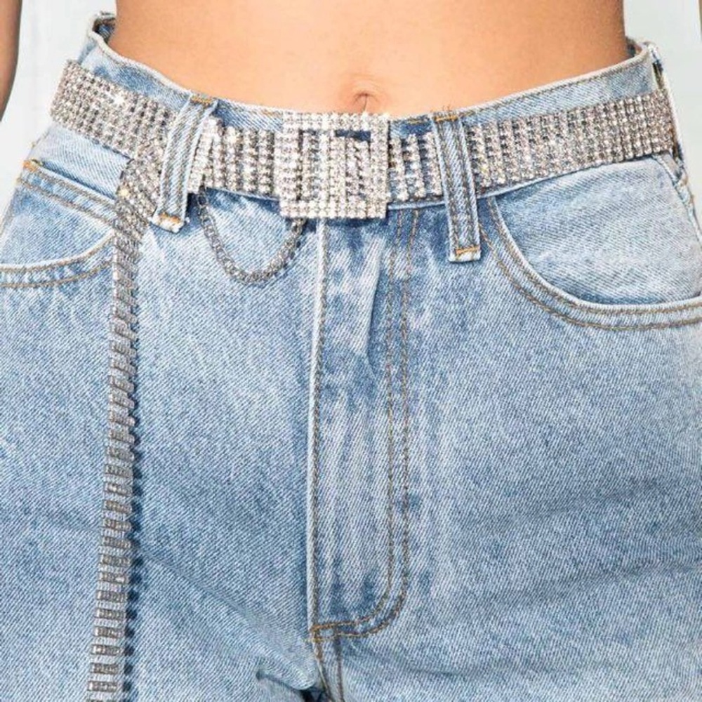 Brandy Melville One Size Bedazzled Belt Brand New Without Tags.